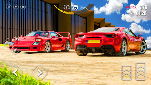 Ferrari Car Racing Game - Race Screen 3