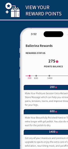 Ballerina Mobile Screen 3