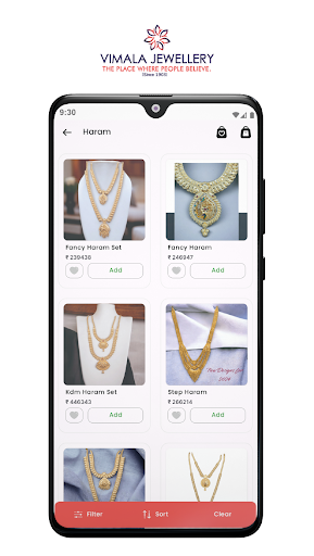 Vimala Jewellery Screen 2