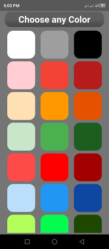 Android application Color Screen screenshort