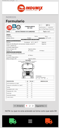 Android application Indumix App screenshort