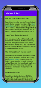 Captura de Pantalla 11 Tupac Quotes-2Pac Quotes android