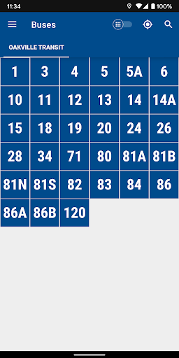 Oakville Transit Bus - MonTra… Screen 3