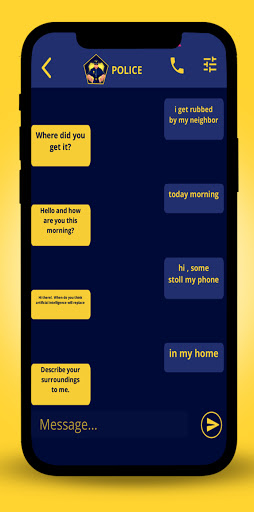 Chat with Police - Fake Police Call Prank App