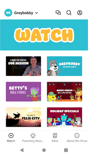 Android application The Adventures of Greybobby screenshort