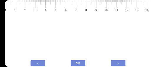 Android application Scrollable Ruler screenshort