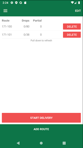 Android application Aarstiderne Distribution screenshort