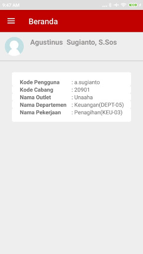 HMF Mobile Collection Screen 2