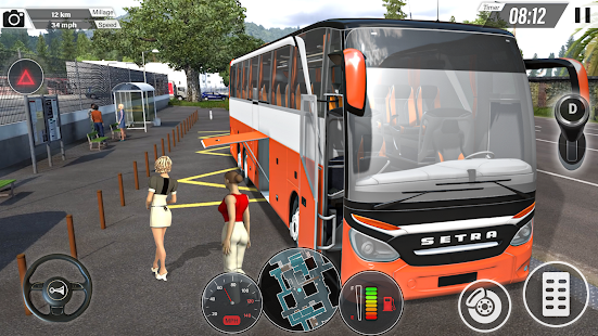 Coach Bus Driving Sim Game 3D apkdebit screenshots 20