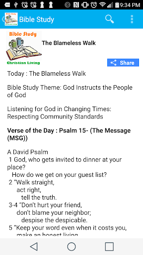 Bible Study - Christian Living Screen 3
