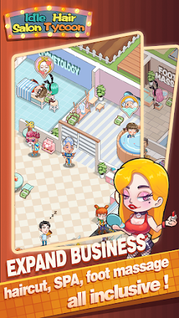 Game screenshot Idle Hair Salon Tycoon mod apk