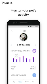 Invoxia Pet Tracker - Activity monitoring and GPS area tracking for pets