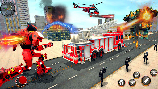 Emergency FireFighter Robot 3D