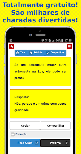 Android application Piadas e O que é, o que é? screenshort