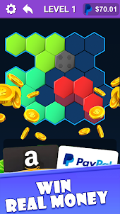 Make Money:Hexa Block Puzzle