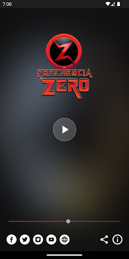 Android application Frecuencia Zero FM screenshort