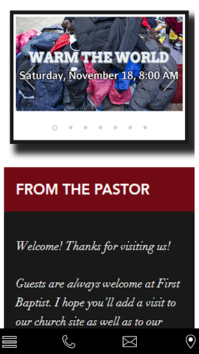 Android application First Baptist Goldsboro screenshort