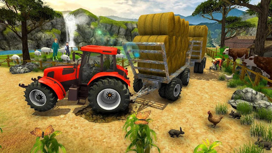 Hill Cargo Tractor Trolley Simulator Farming Game 1.1 screenshots 4