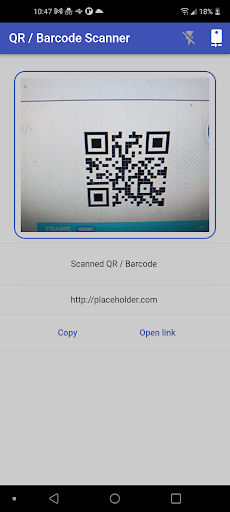 QR & Barcode Scanner Screen 2