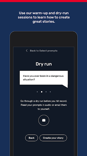 RAF Stories - create & share s Screen 2