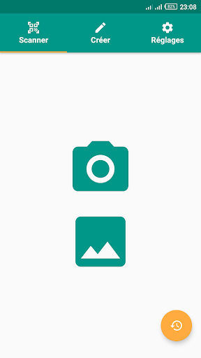 Android application Barcode and QR Code Scanner screenshort