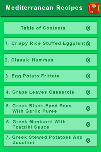 Veg Mediterranean Recipes 🍏