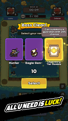 Screenshot of Lucky Defense