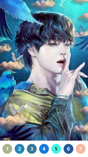 KPOP Paint by Number Coloring Screen 2