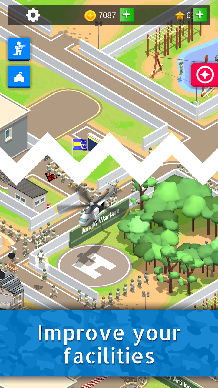 Hack Idle Army Base: Tycoon Game