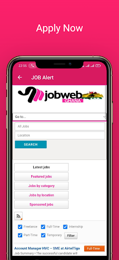 Ghana Jobs Hub Screen 3