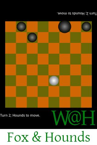 Android application Fox and Hounds screenshort