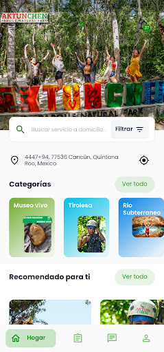 Android application Aktun Chen Park screenshort