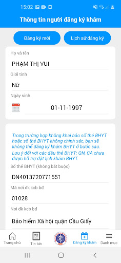 YHCT Thái Bình Screen 3