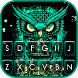 Angry Owl Art Keyboard Theme icon