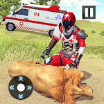 Cover Image of Télécharger Jeux de sauvetage d'animaux: Jeux 3D de docteur robot animal 1.8 APK