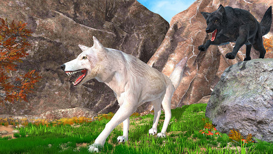 Wolf Simulator Game: The Hunting Wolf Animal Games 1.1 APK screenshots 14