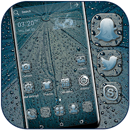 Εικόνα εικονιδίου Rainy Umbrella Launcher Theme