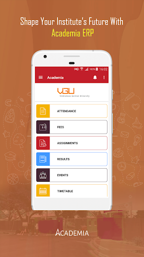 Android application Academia @ VGU screenshort