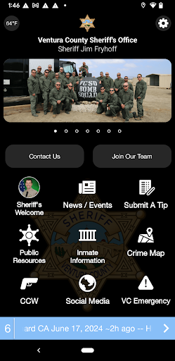 Ventura County Sheriff CA Screenshot 1 - AppWisp.com
