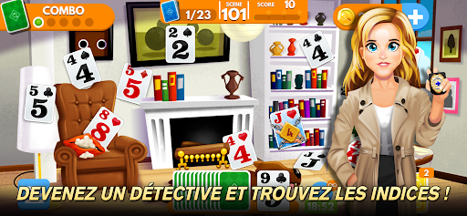 Android application Solitaire Mystère Jeux Cartes screenshort