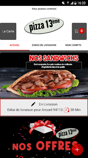 Allo Pizza Express Screen 2