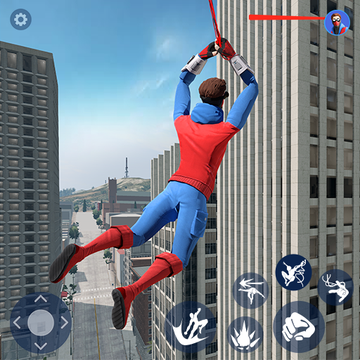 Luta de aranha: jogo de herói