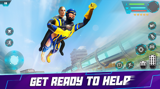 Captura de Pantalla 2 Super Speed Hero | City Rescue android