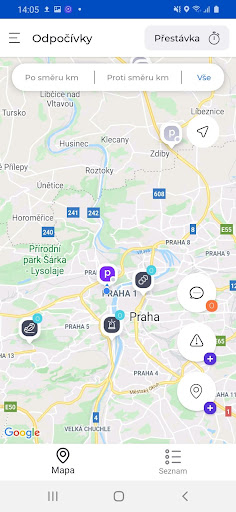 Android application TIRparking screenshort