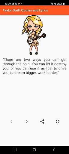 Taylor Swift Quotes and Lyrics Screen 2