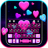 Neon Candy Hearts Theme icon