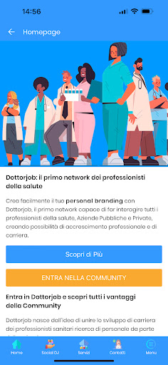 Android application Dottorjob screenshort