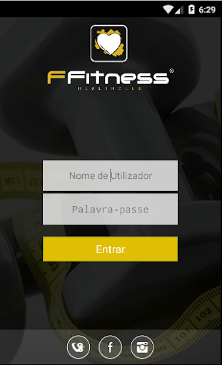 Android application Professor FFitness - OVG screenshort