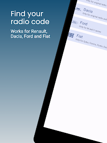 Code autoradio Dacia - Code poste / Code pin –