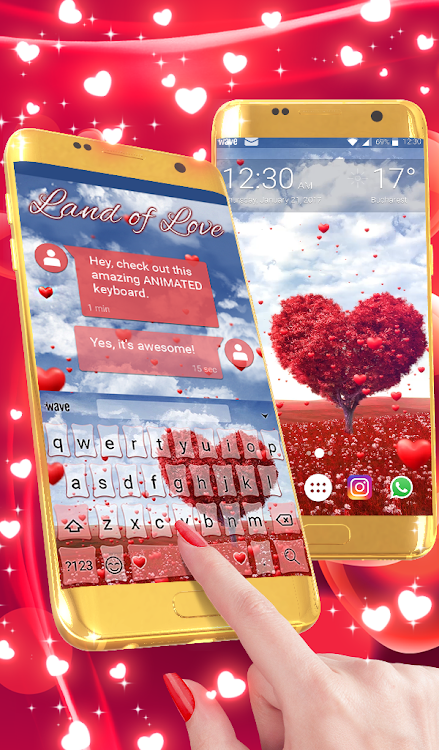 Land of Love Wallpaper Theme - 5.10.45 - (Android)